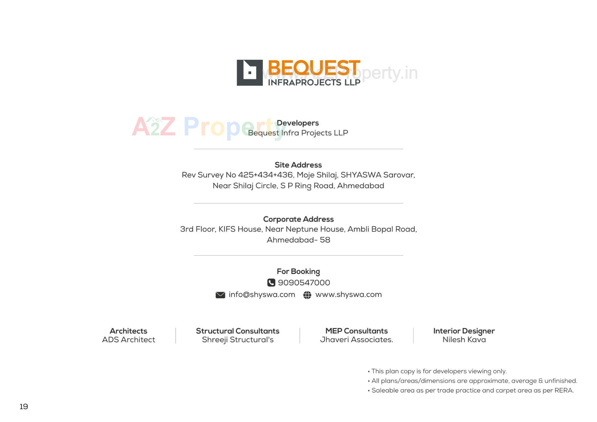  of real estate project Shyaswa Sarovar located at Shilaj, Ahmedabad, Gujarat