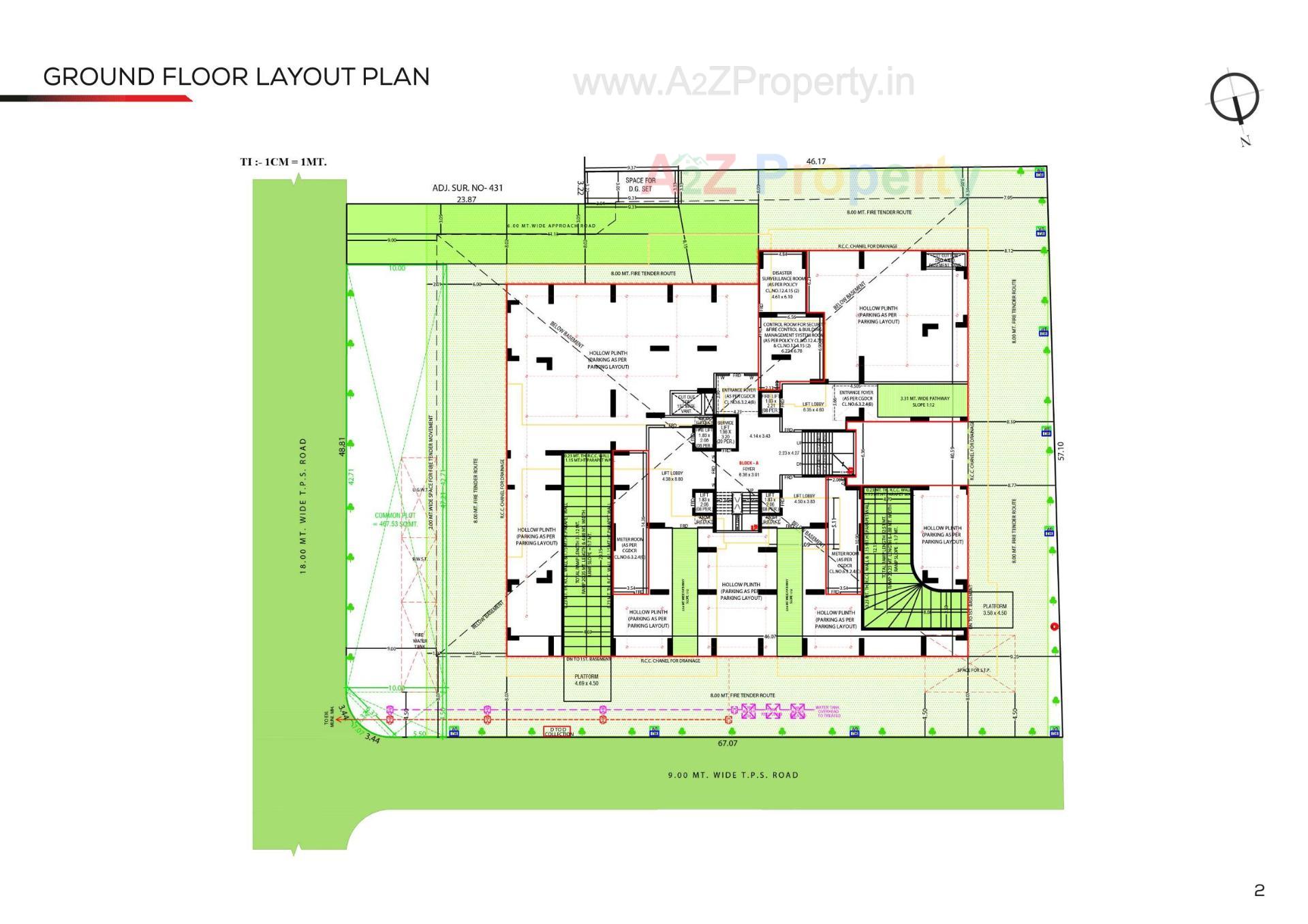 Layout of real estate project Shyaswa Sarovar located at Shilaj, Ahmedabad, Gujarat