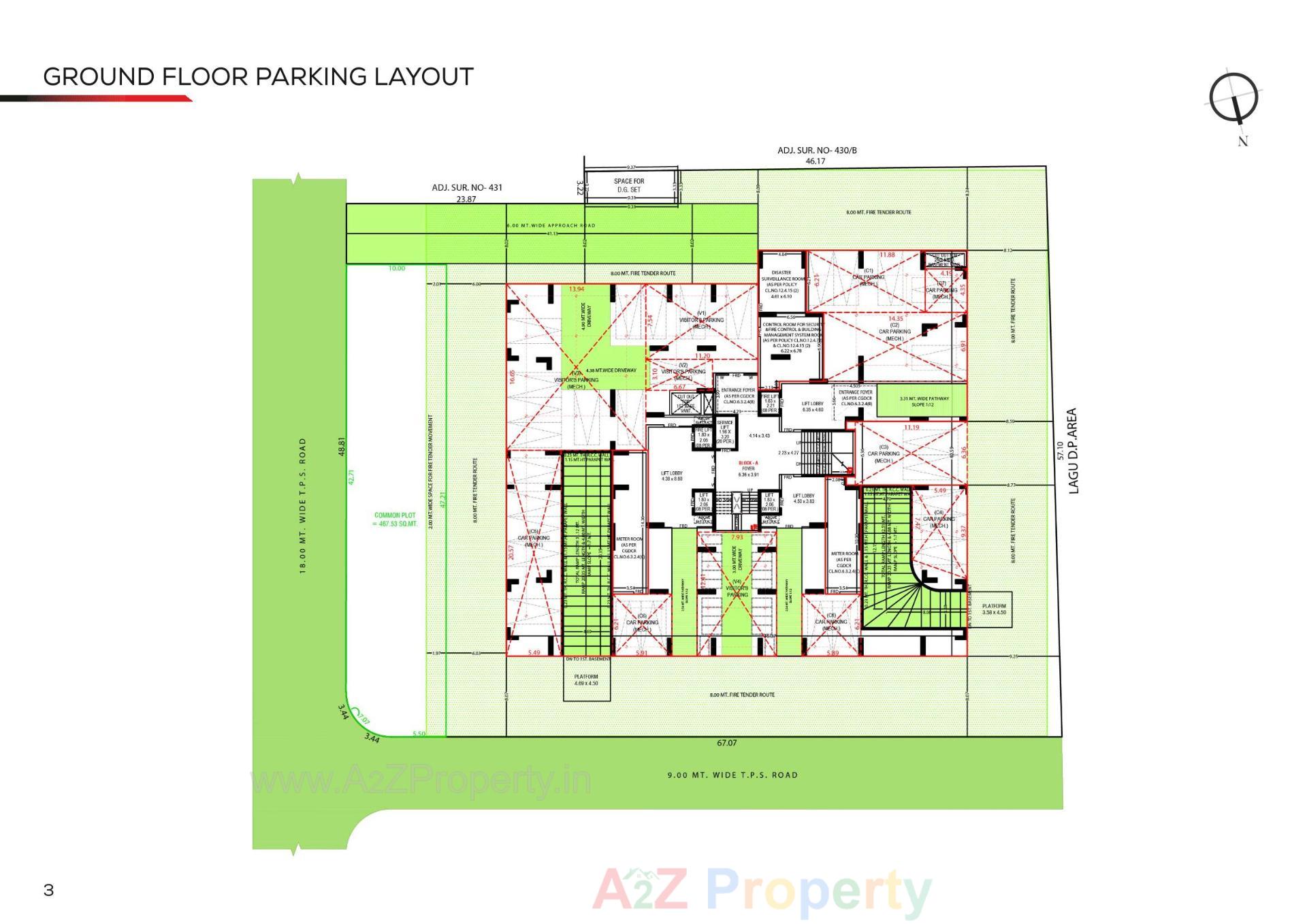 Layout of real estate project Shyaswa Sarovar located at Shilaj, Ahmedabad, Gujarat