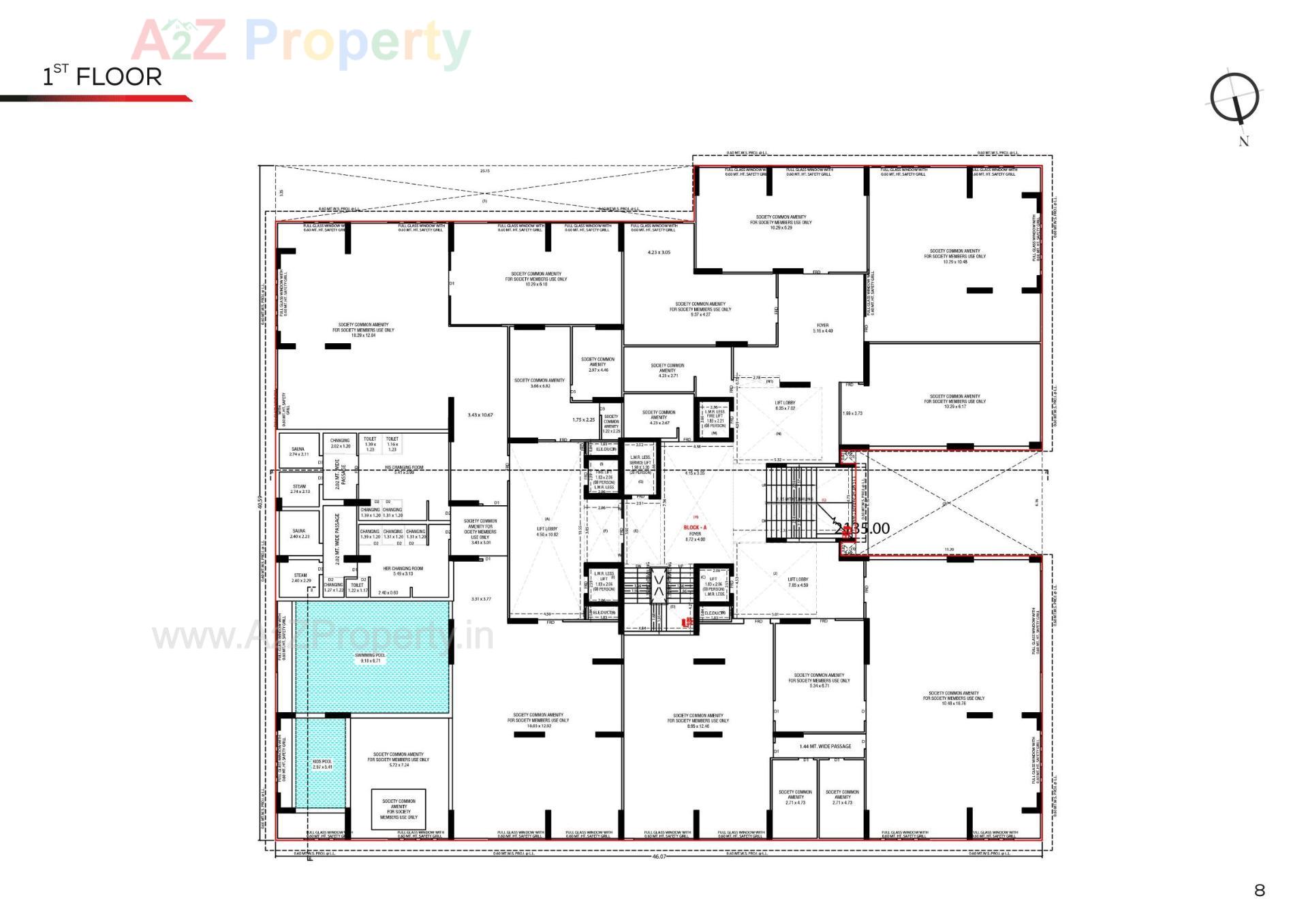 Layout of real estate project Shyaswa Sarovar located at Shilaj, Ahmedabad, Gujarat