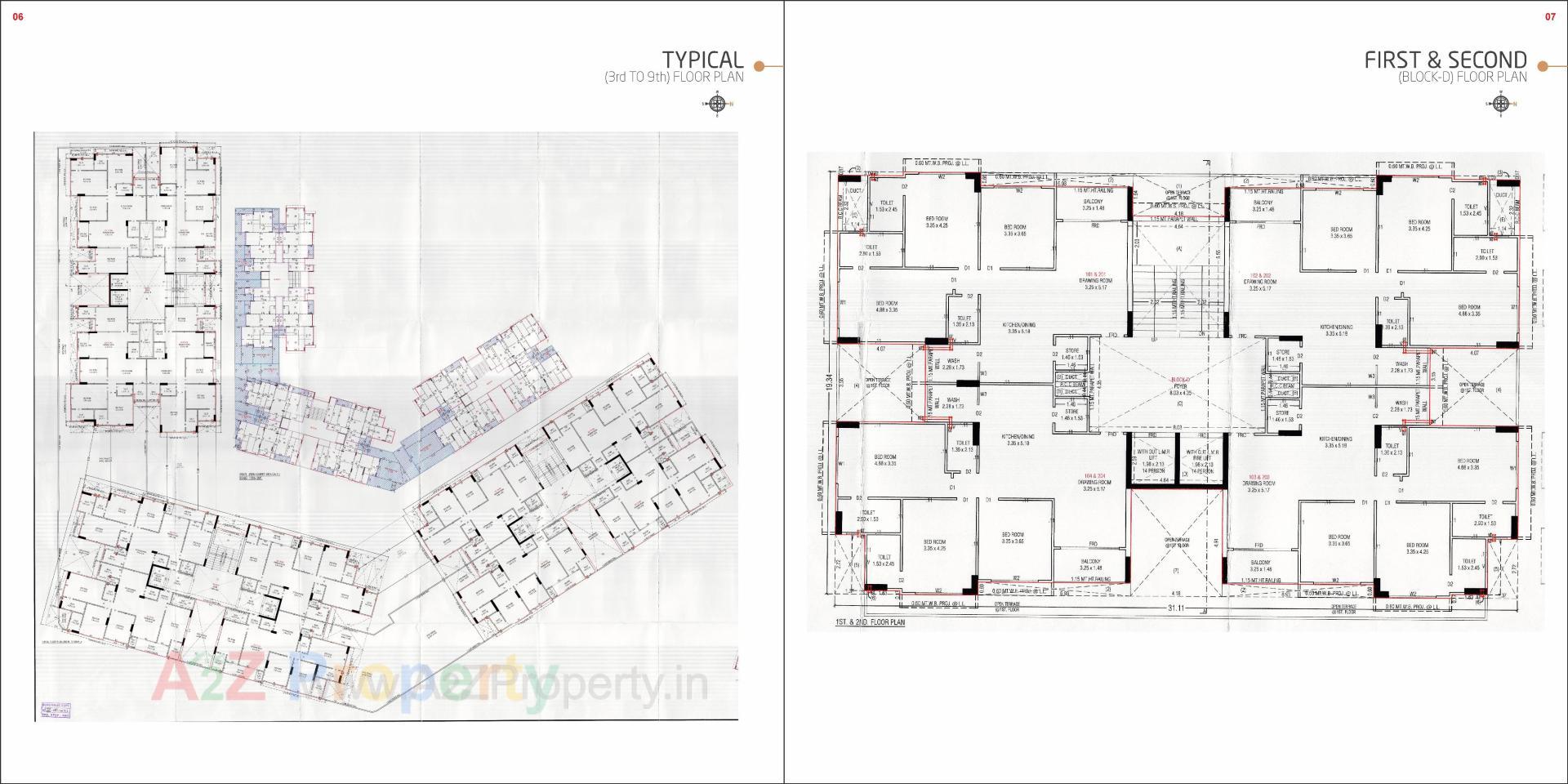 Layout of real estate project Shypram Lavish located at Kali, Ahmedabad, Gujarat