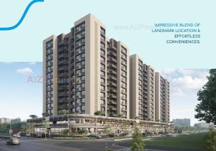 Elevation of real estate project Shypram Sky located at Chandlodiya, Ahmedabad, Gujarat