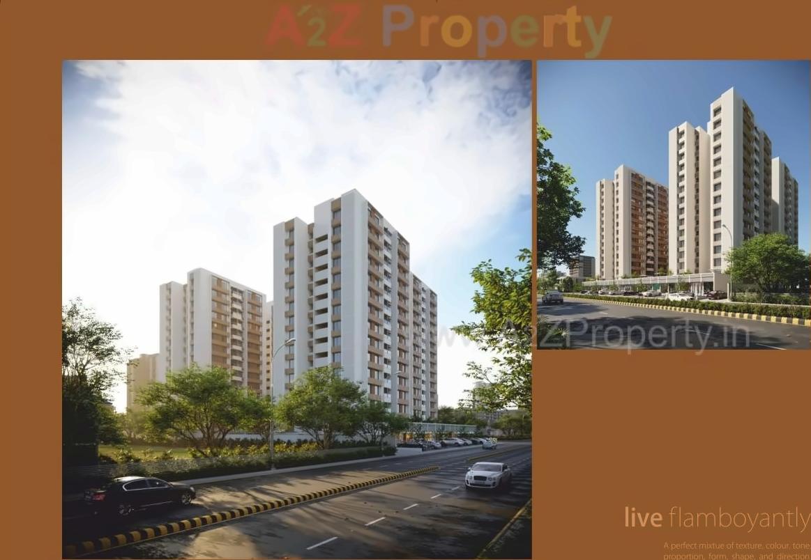 3D Elevation of real estate project Shypram located at Ghuma, Ahmedabad, Gujarat