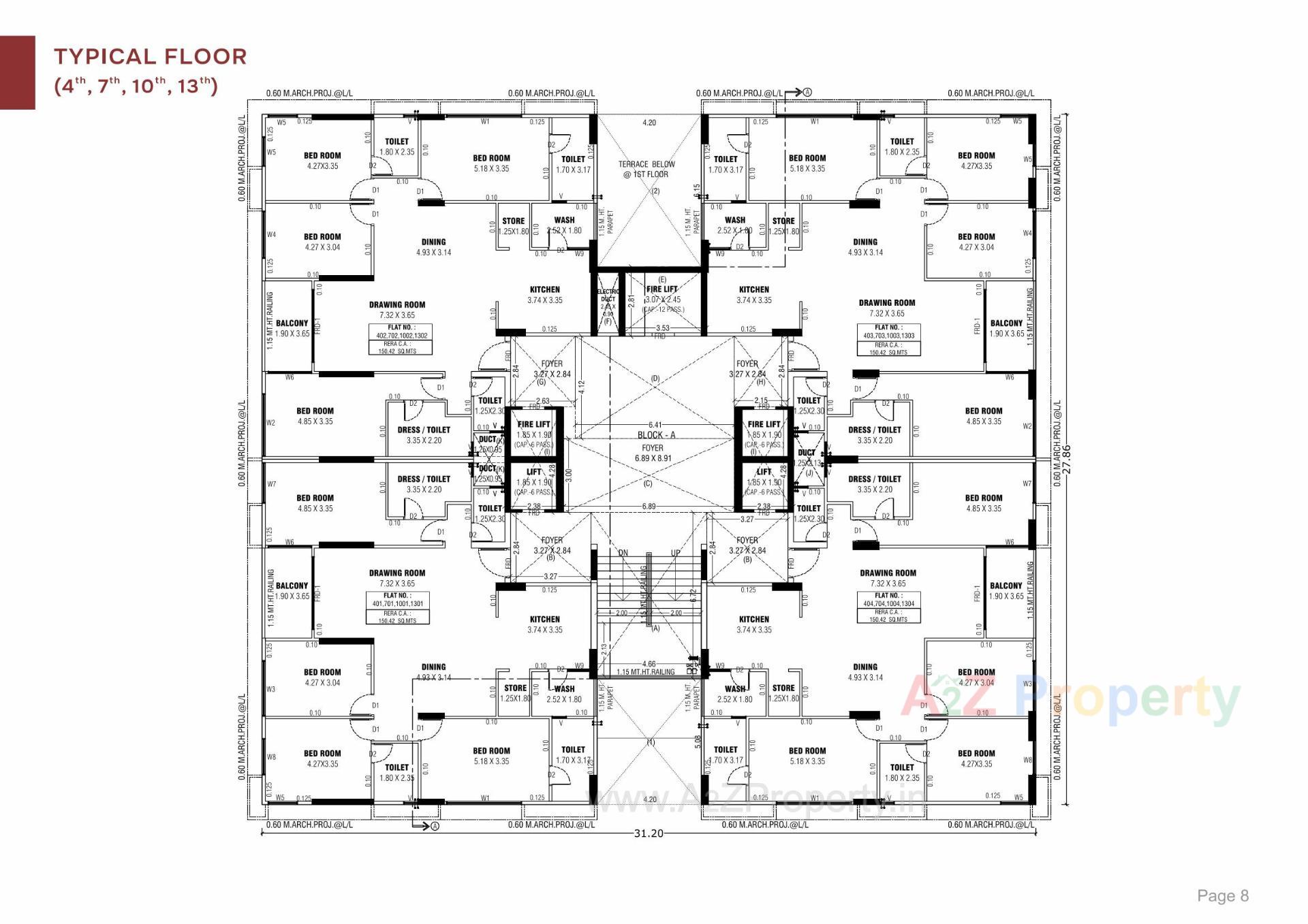 Layout of real estate project Siddharth Greenz located at Gota, Ahmedabad, Gujarat