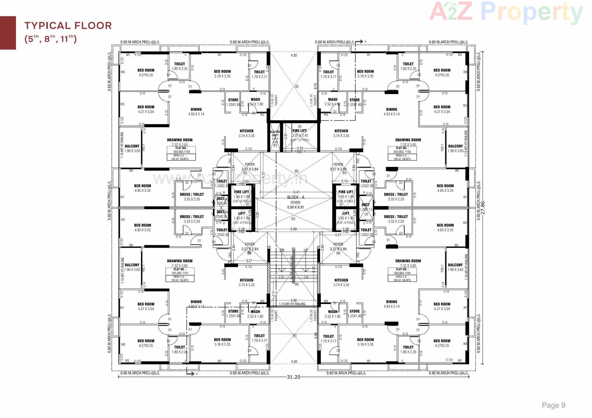 Layout of real estate project Siddharth Greenz located at Gota, Ahmedabad, Gujarat