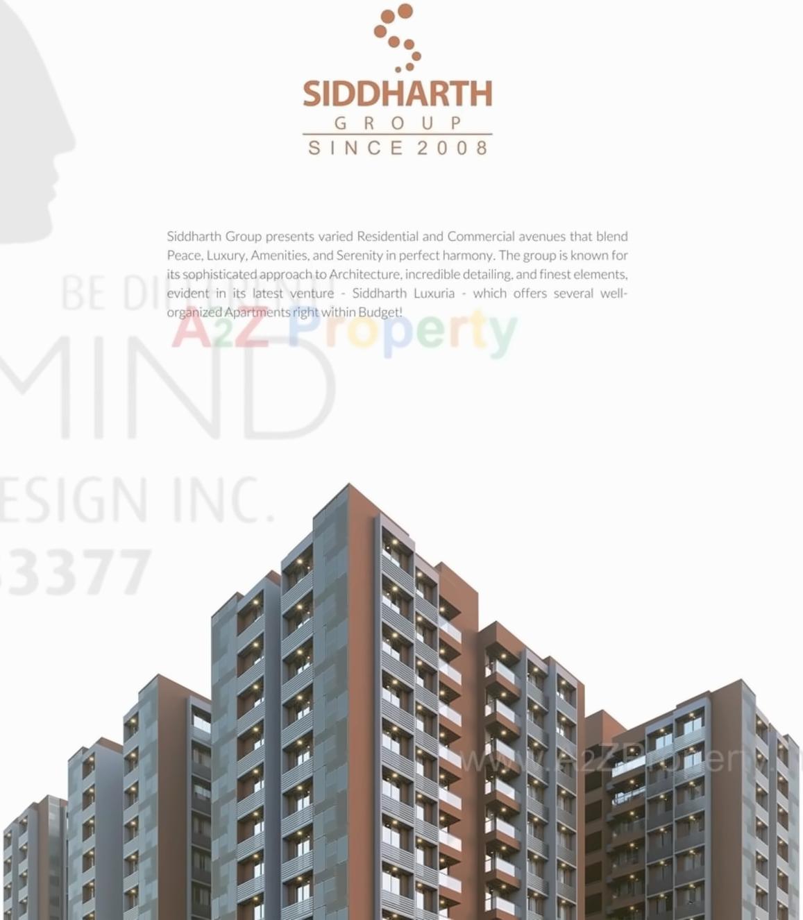 3D Elevation of real estate project Siddharth Luxuria located at Ahmedabad, Ahmedabad, Gujarat