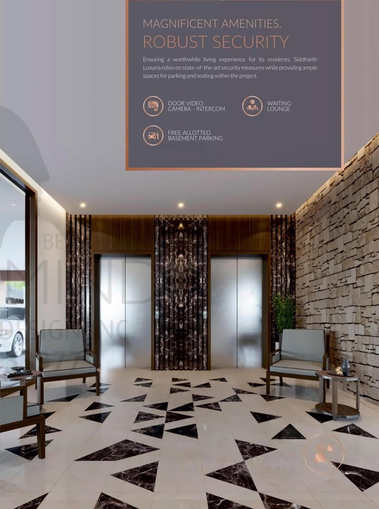 3D Elevation of real estate project Siddharth Luxuria located at Ahmedabad, Ahmedabad, Gujarat