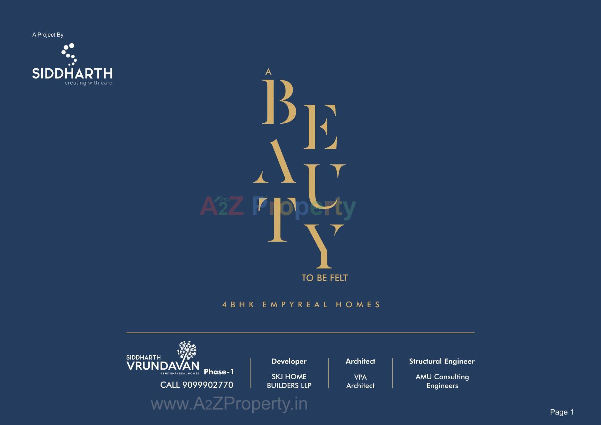  of real estate project Siddharth Vrundavan located at Jagatpur, Ahmedabad, Gujarat