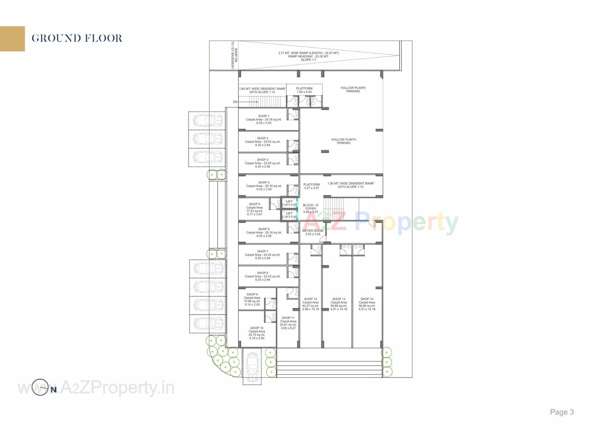 Layout of real estate project Siddharth Vrundavan located at Jagatpur, Ahmedabad, Gujarat