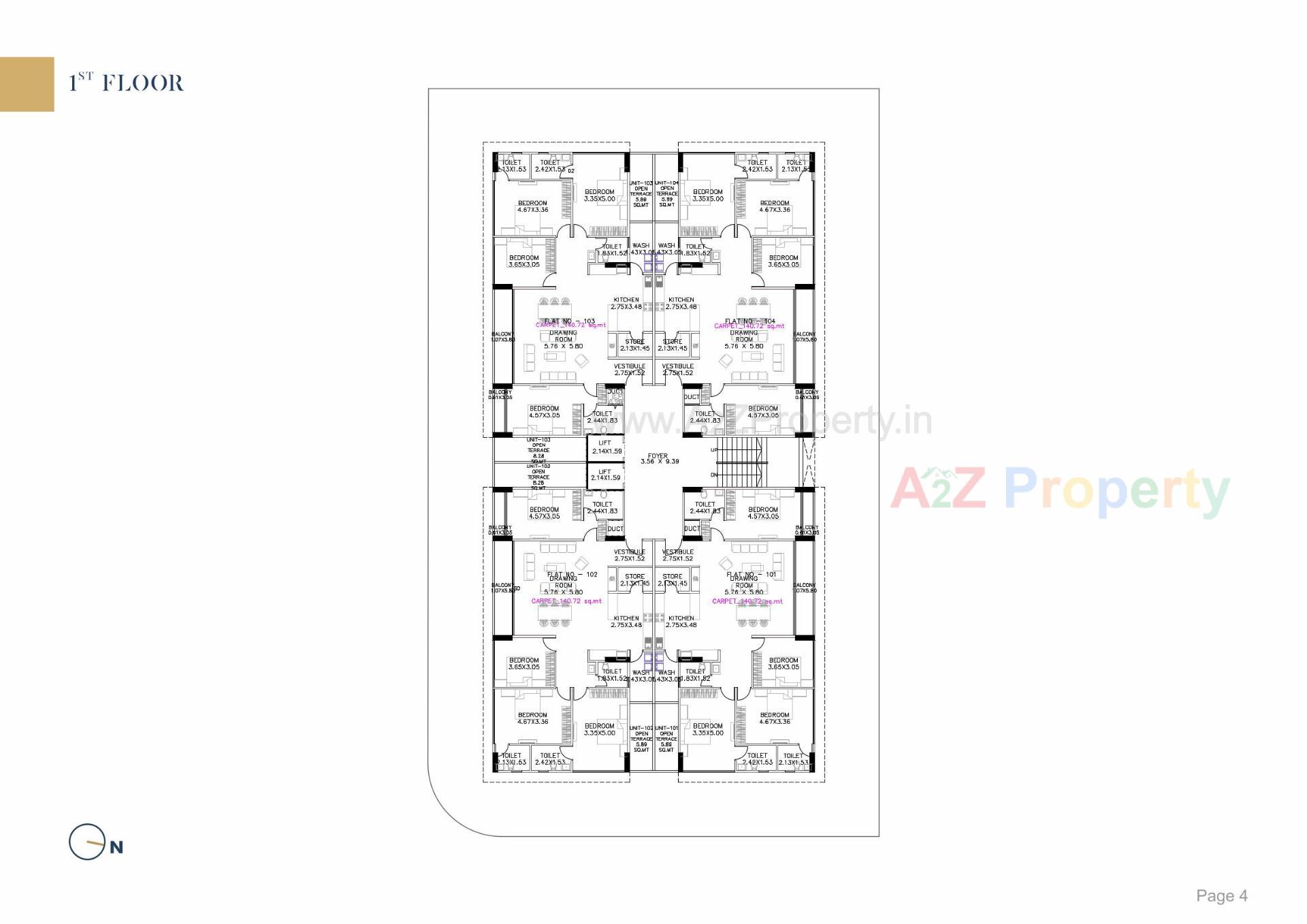 Layout of real estate project Siddharth Vrundavan located at Jagatpur, Ahmedabad, Gujarat