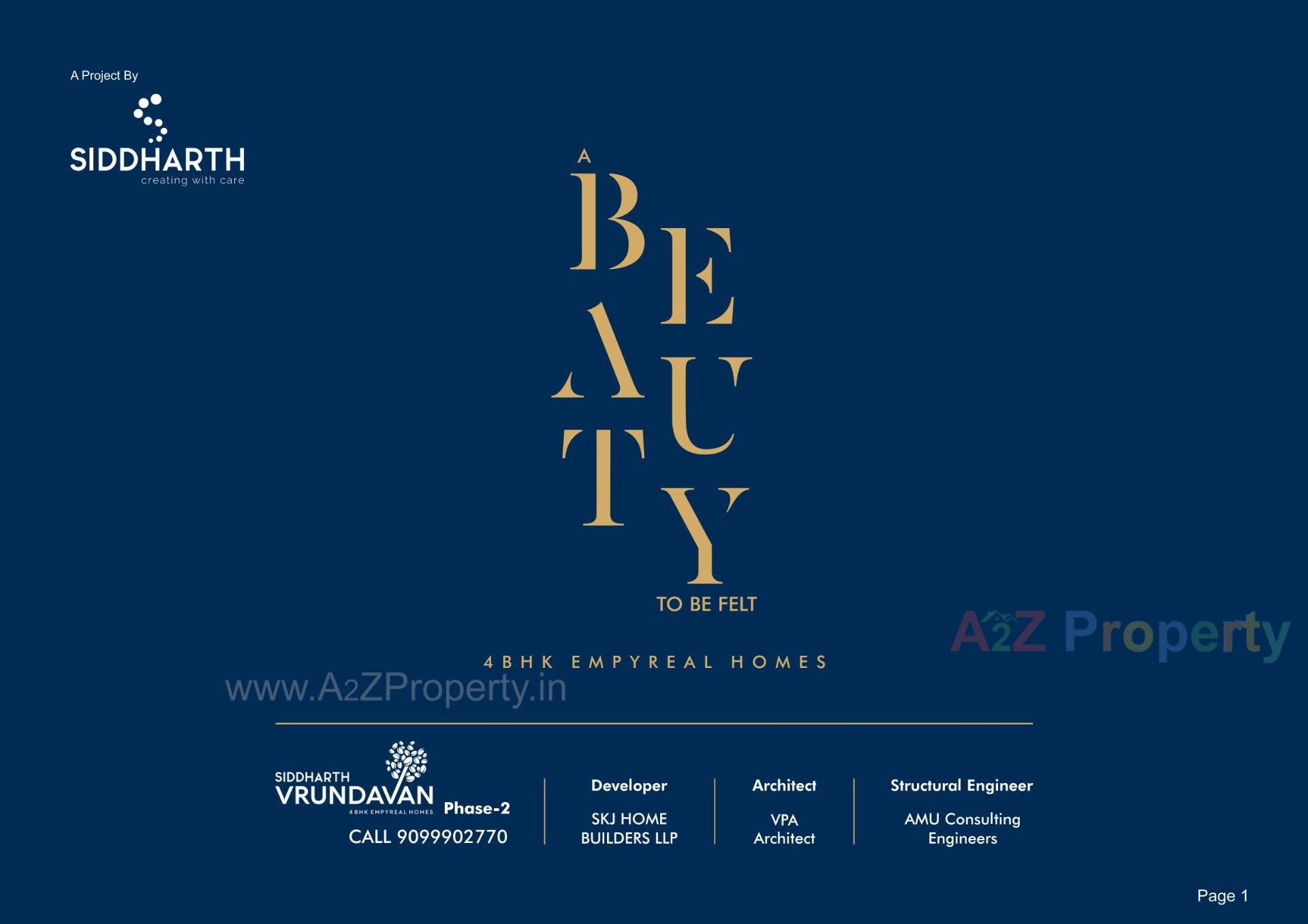  of real estate project Siddharth Vrundavan located at Jagatpur, Ahmedabad, Gujarat