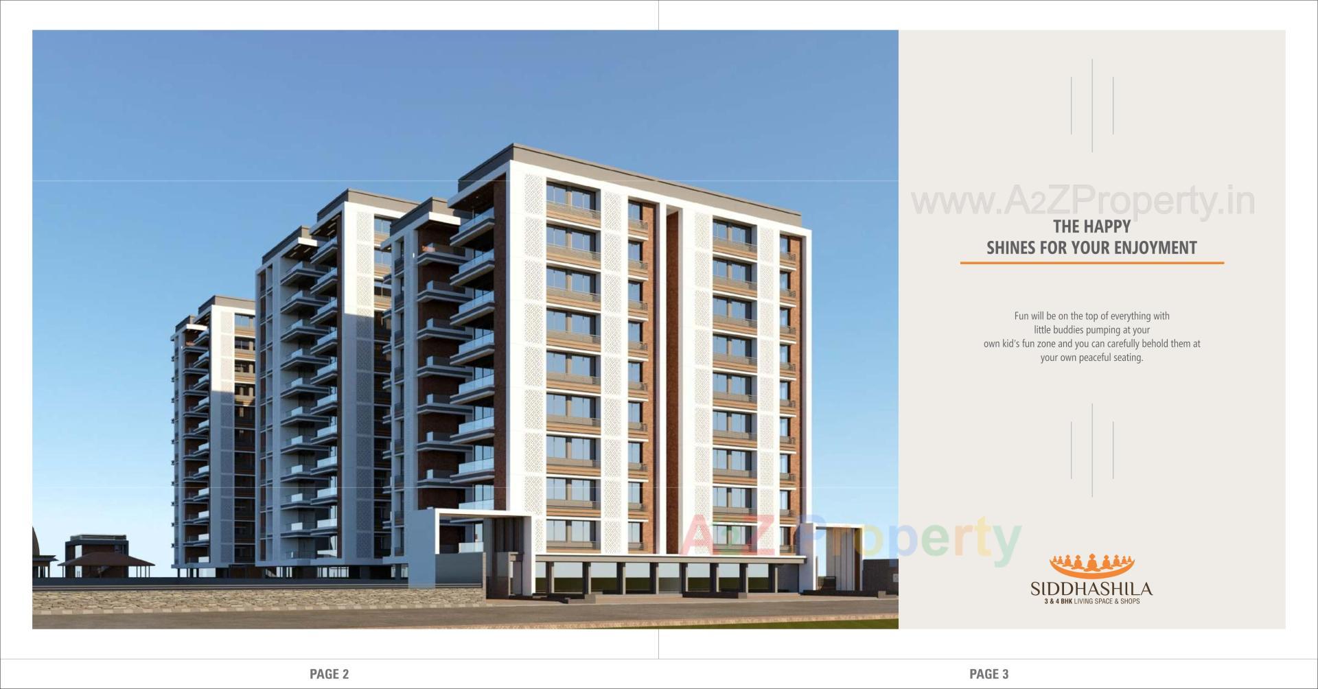 3D Elevation of real estate project Siddhashila located at Nikol, Ahmedabad, Gujarat