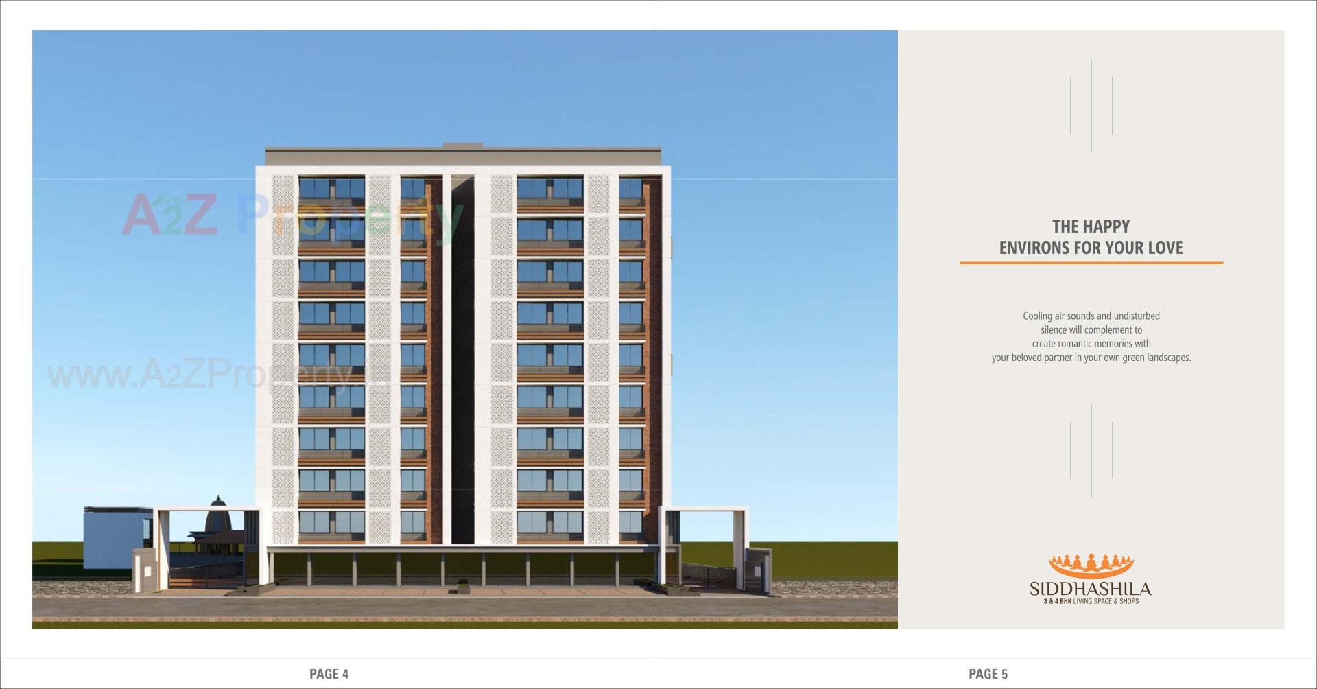 3D Elevation of real estate project Siddhashila located at Nikol, Ahmedabad, Gujarat