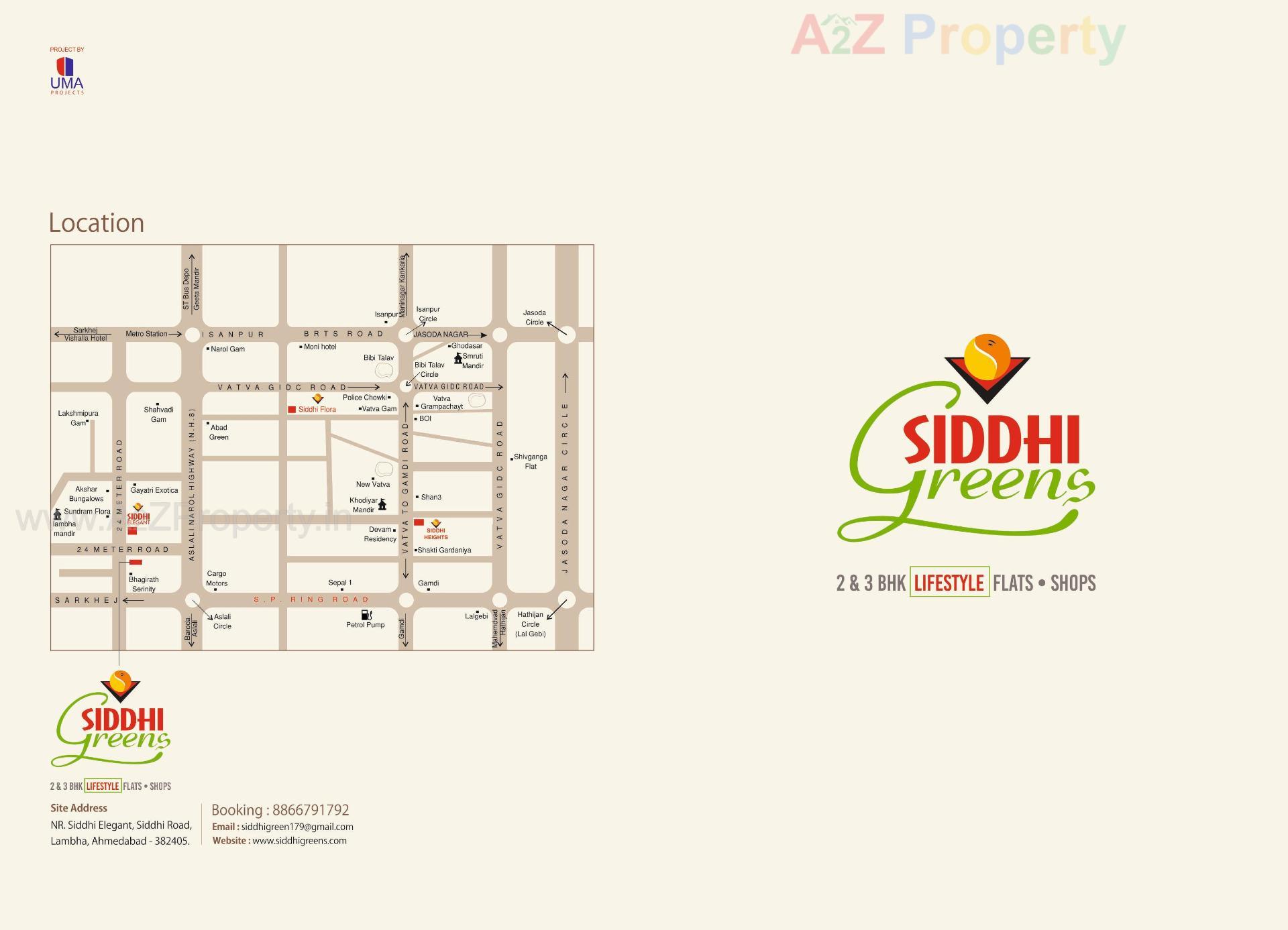  of real estate project Siddhi Greens located at Lambha, Ahmedabad, Gujarat
