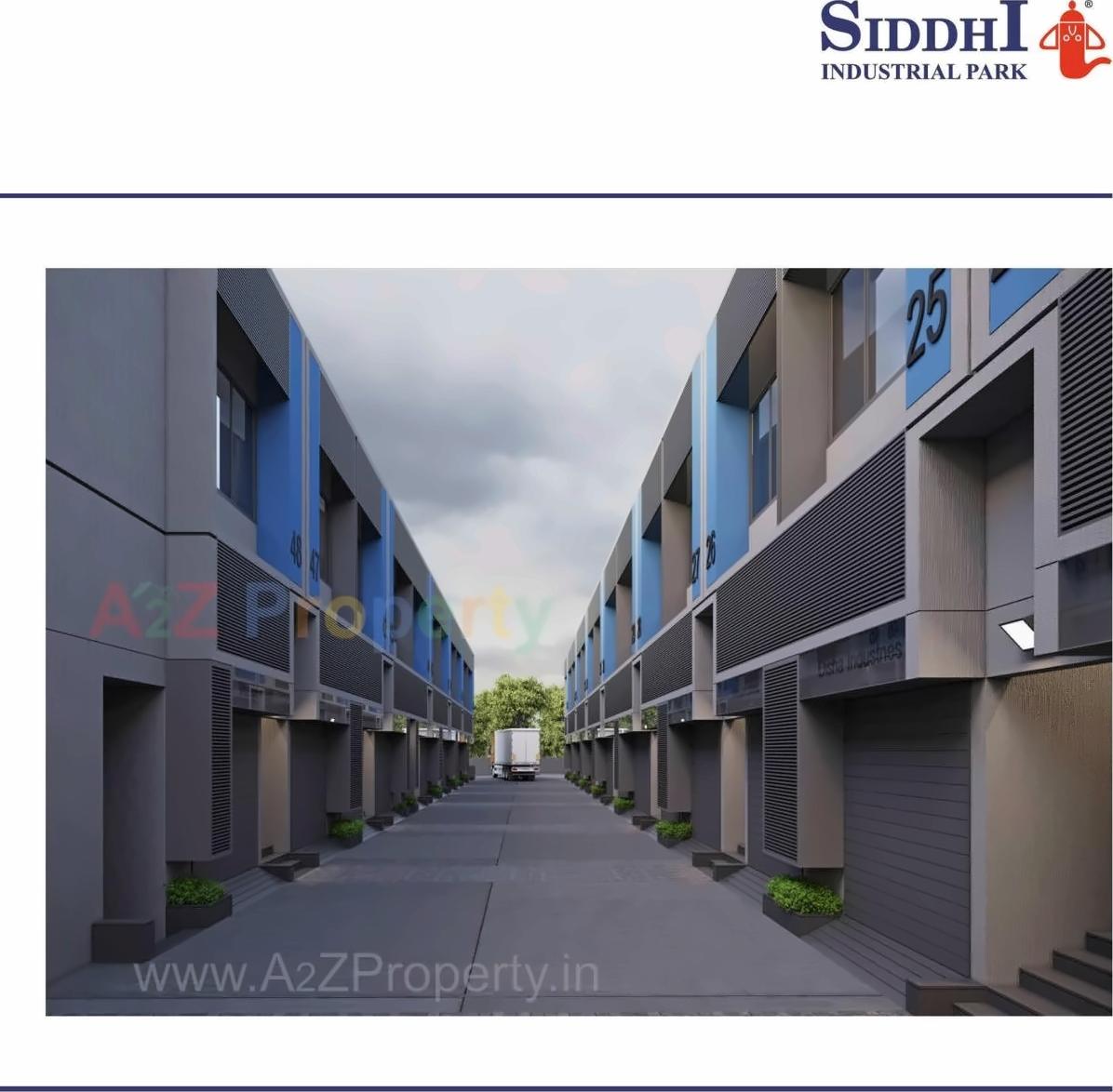 3D Elevation of real estate project Siddhi Industrial Park located at Dariyapur, Ahmedabad, Gujarat