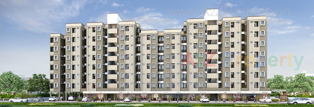 3D Elevation of real estate project Siddhi Vinayak Avenue located at Vatva, Ahmedabad, Gujarat