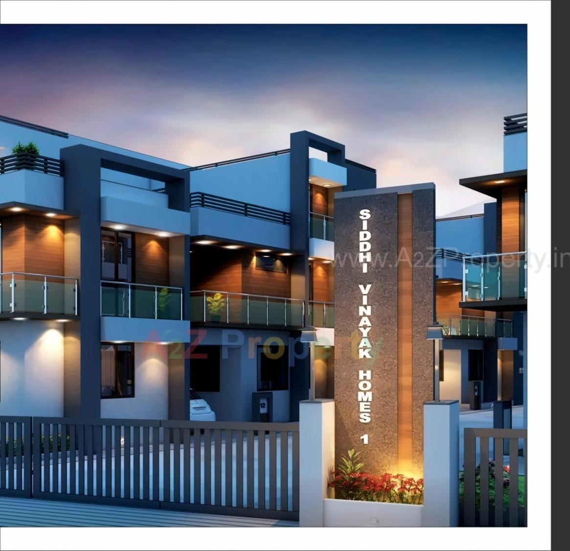 3D Elevation of real estate project Siddhi Vinayak Homes located at Bopal, Ahmedabad, Gujarat