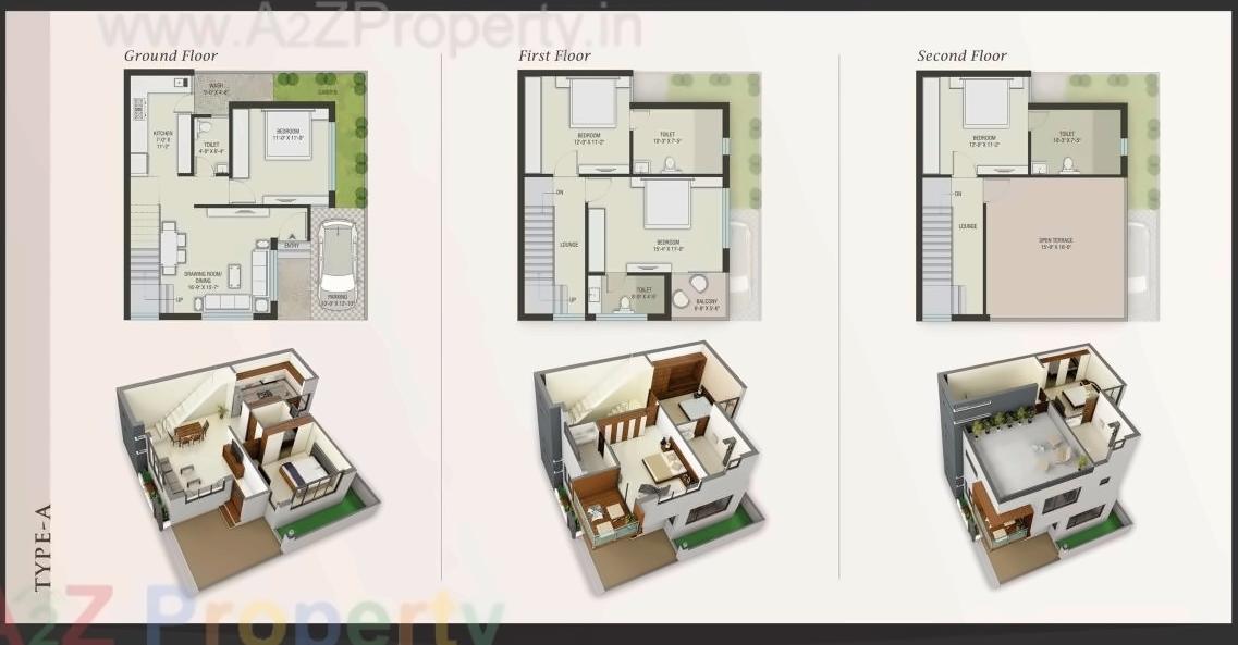 Layout of real estate project Siddhi Vinayak Homes located at Bopal, Ahmedabad, Gujarat