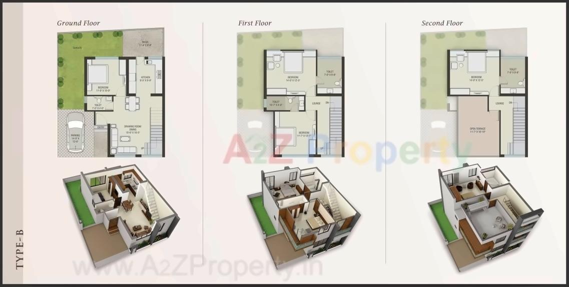 Layout of real estate project Siddhi Vinayak Homes located at Bopal, Ahmedabad, Gujarat