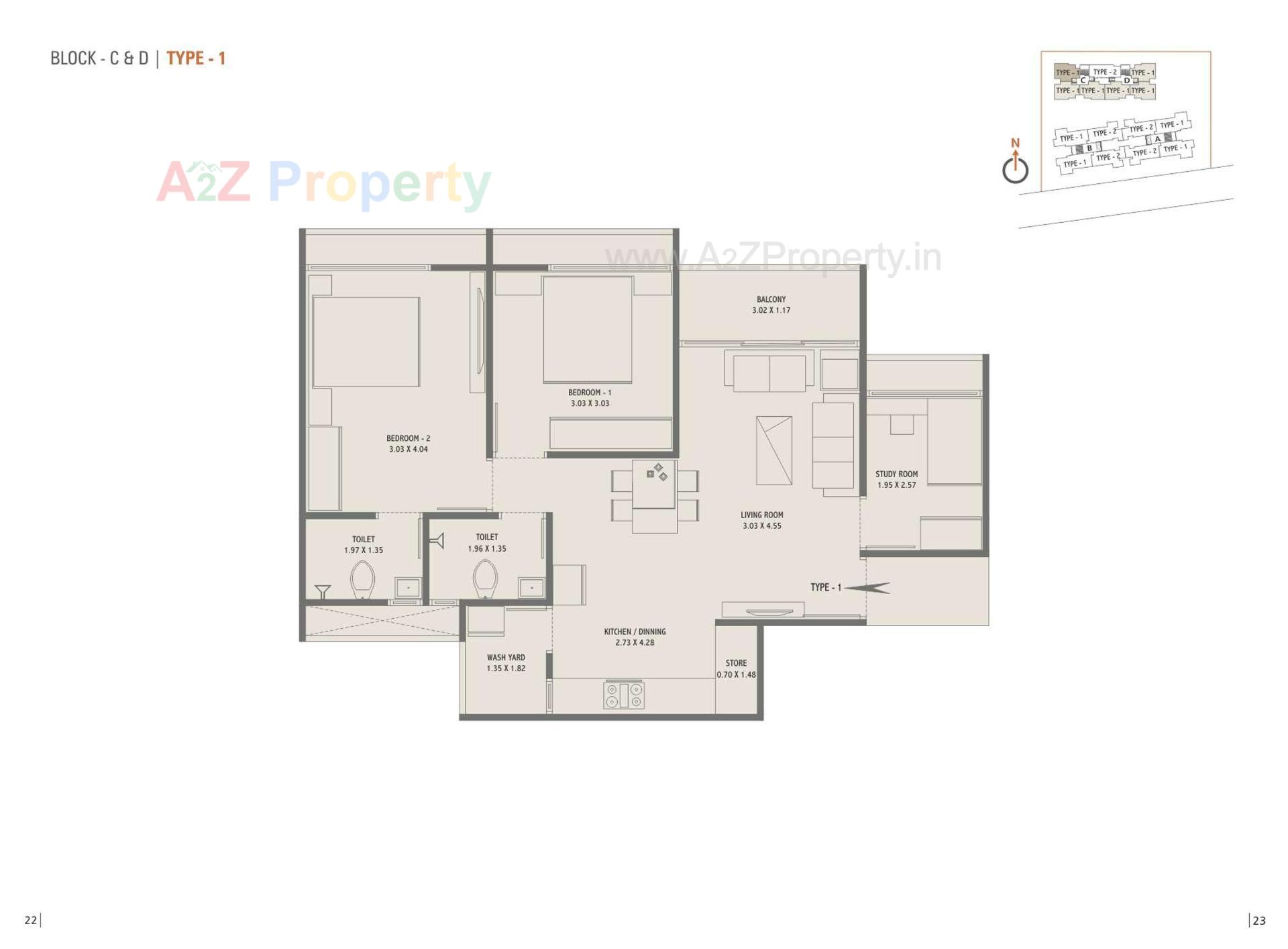 Layout of real estate project Siddhi Vinayak Prospera located at Bopal, Ahmedabad, Gujarat