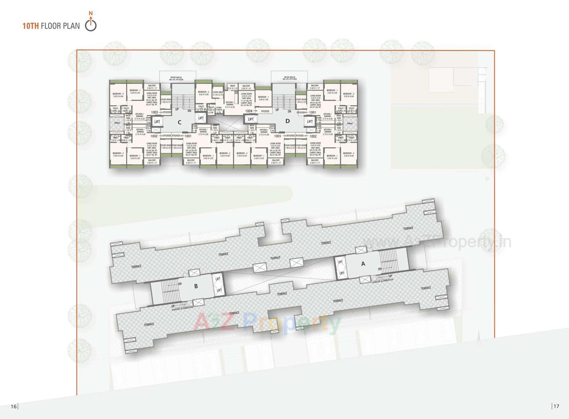 Layout of real estate project Siddhi Vinayak Prospera located at Bopal, Ahmedabad, Gujarat