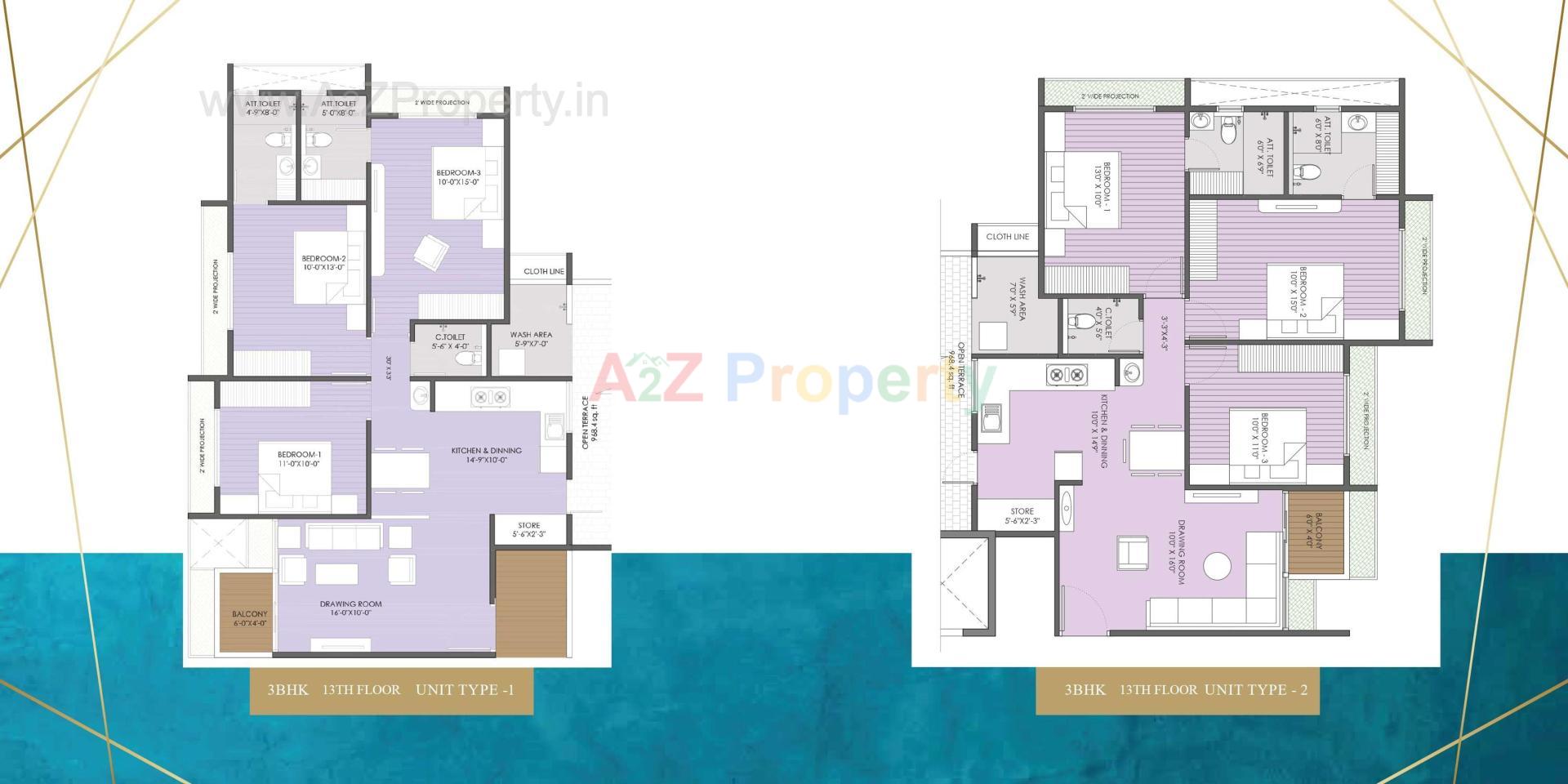 Layout of real estate project Siddhipriya Imperial located at Ghuma, Ahmedabad, Gujarat