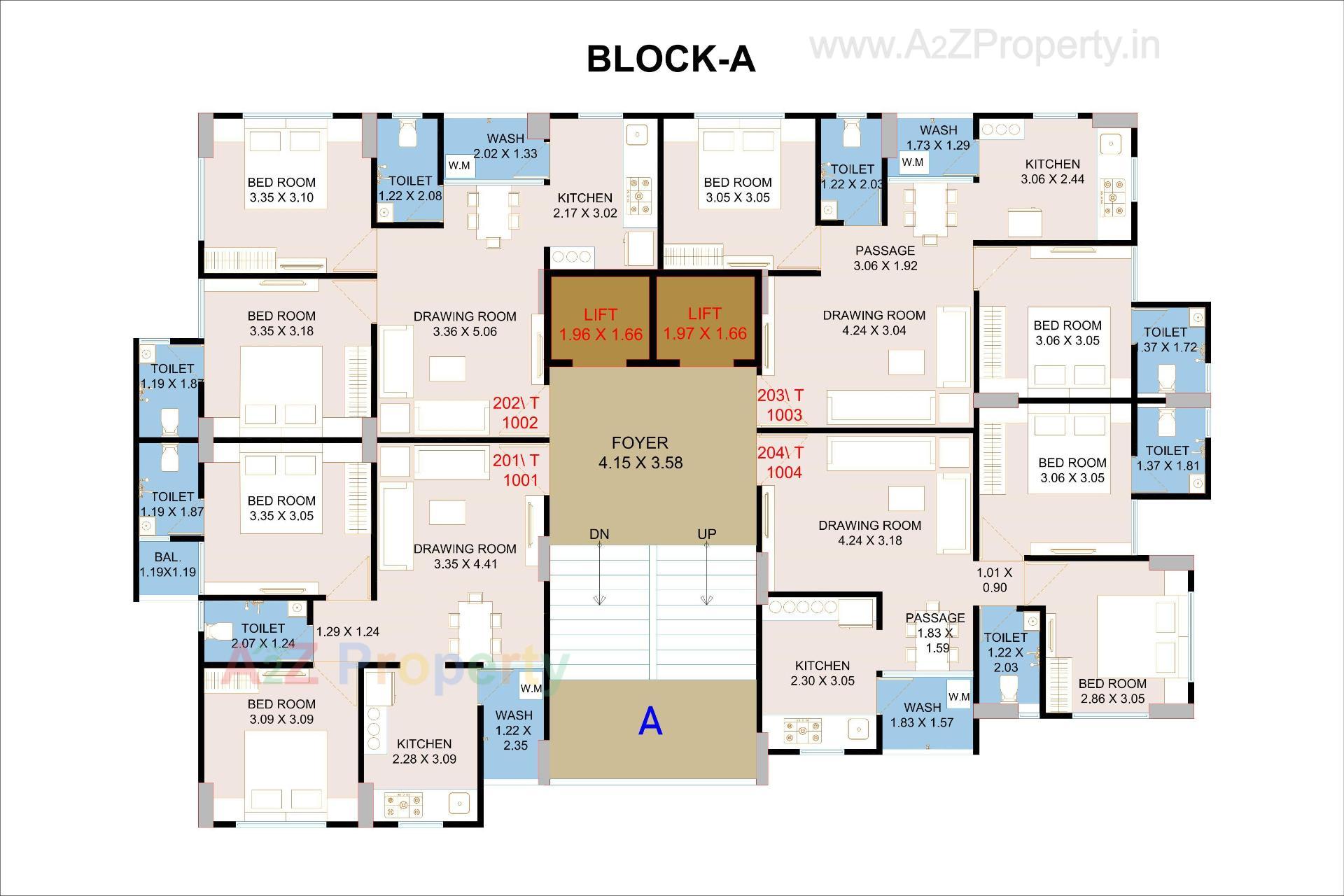 Layout of real estate project Siddhivinayak Heights located at Nana-chiloda, Ahmedabad, Gujarat