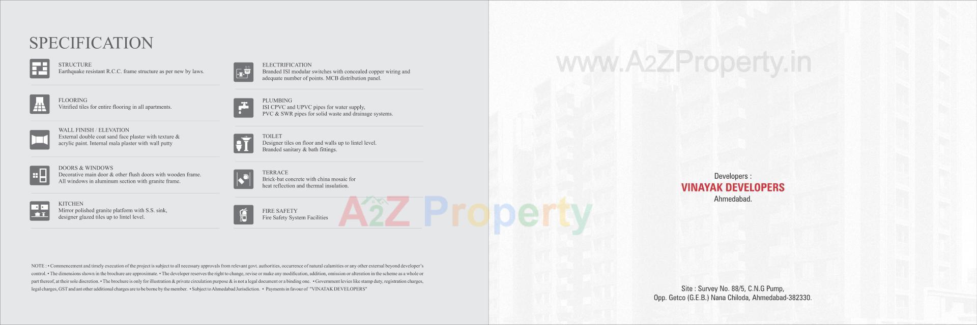  of real estate project Siddhivinayak Heights located at Nana-chiloda, Ahmedabad, Gujarat