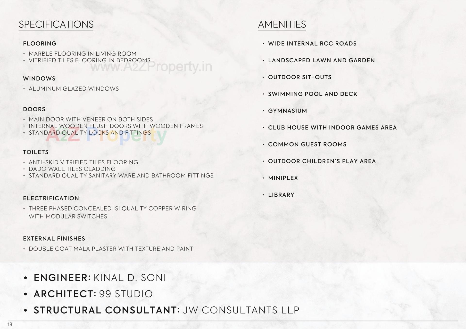  of real estate project Sierra located at Jodhpur, Ahmedabad, Gujarat