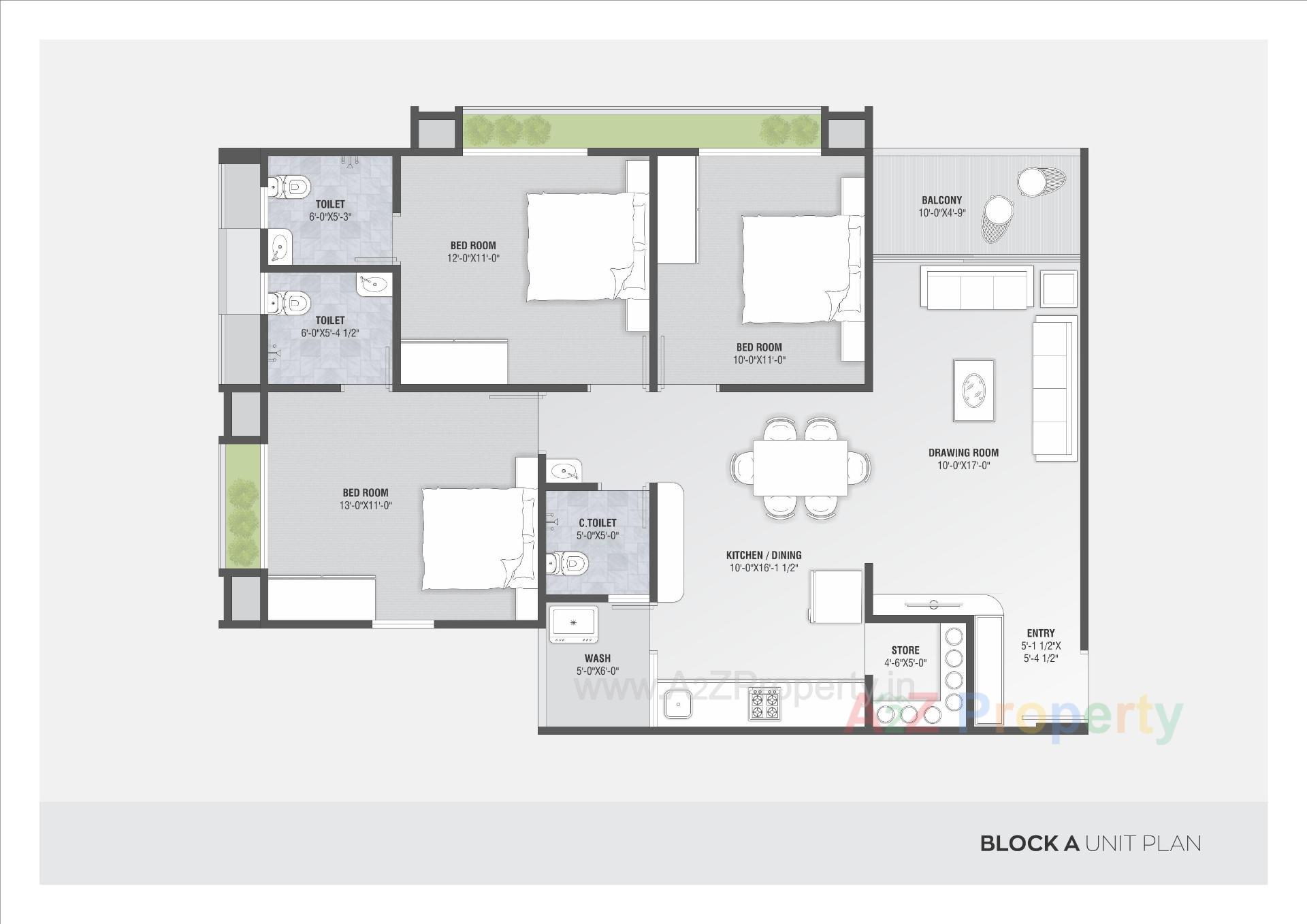 Layout of real estate project Signature Celestia located at Tragad, Ahmedabad, Gujarat