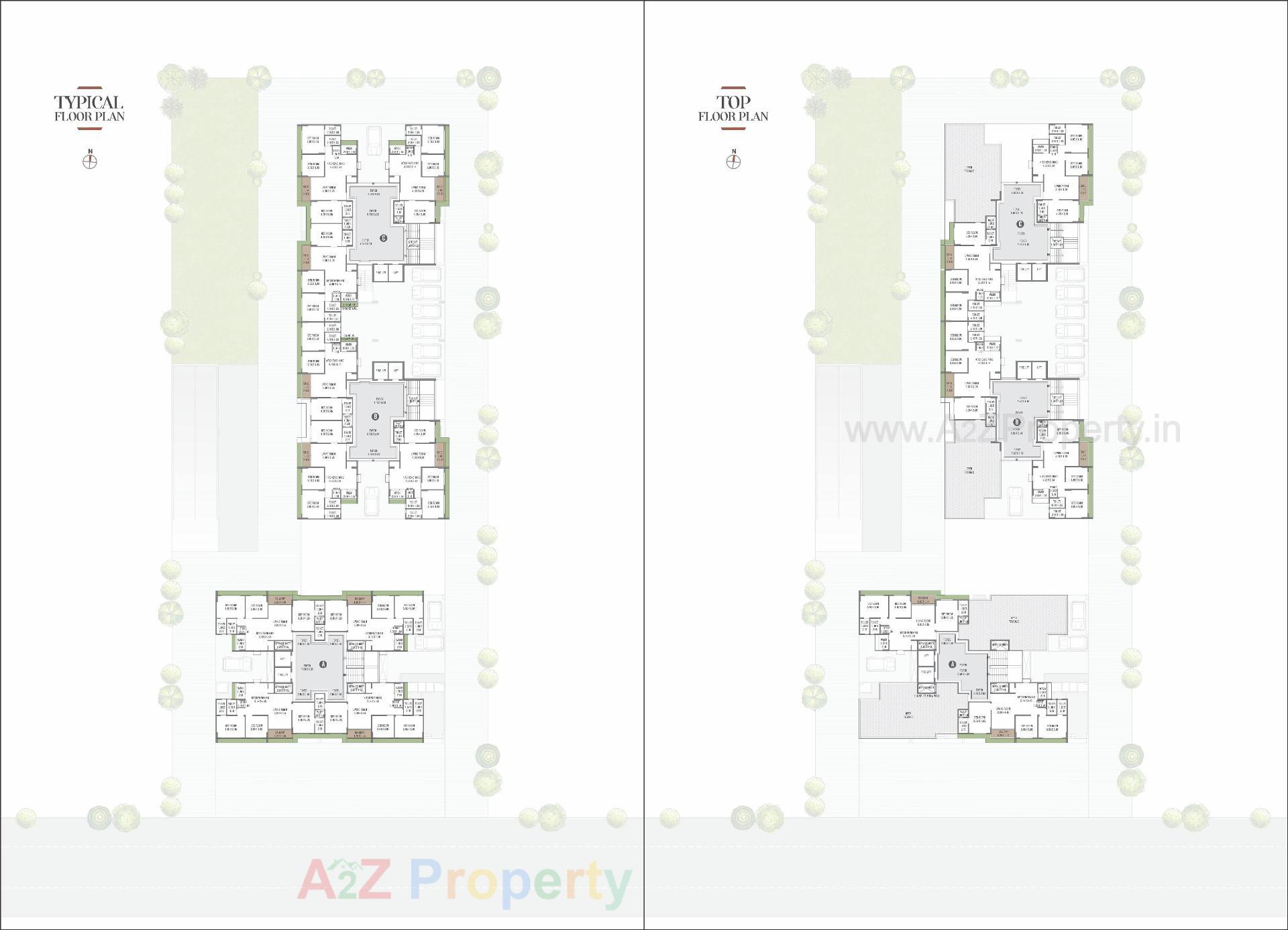 Layout of real estate project Signature Infinity located at Chharodi, Ahmedabad, Gujarat