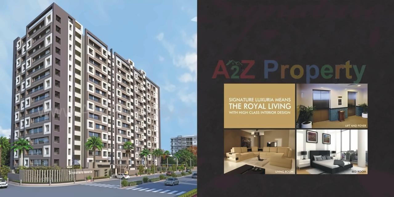 3D Elevation of real estate project Signature Luxuria located at Paldi, Ahmedabad, Gujarat
