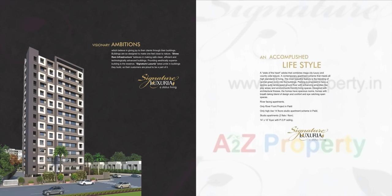 of real estate project Signature Luxuria located at Paldi, Ahmedabad, Gujarat