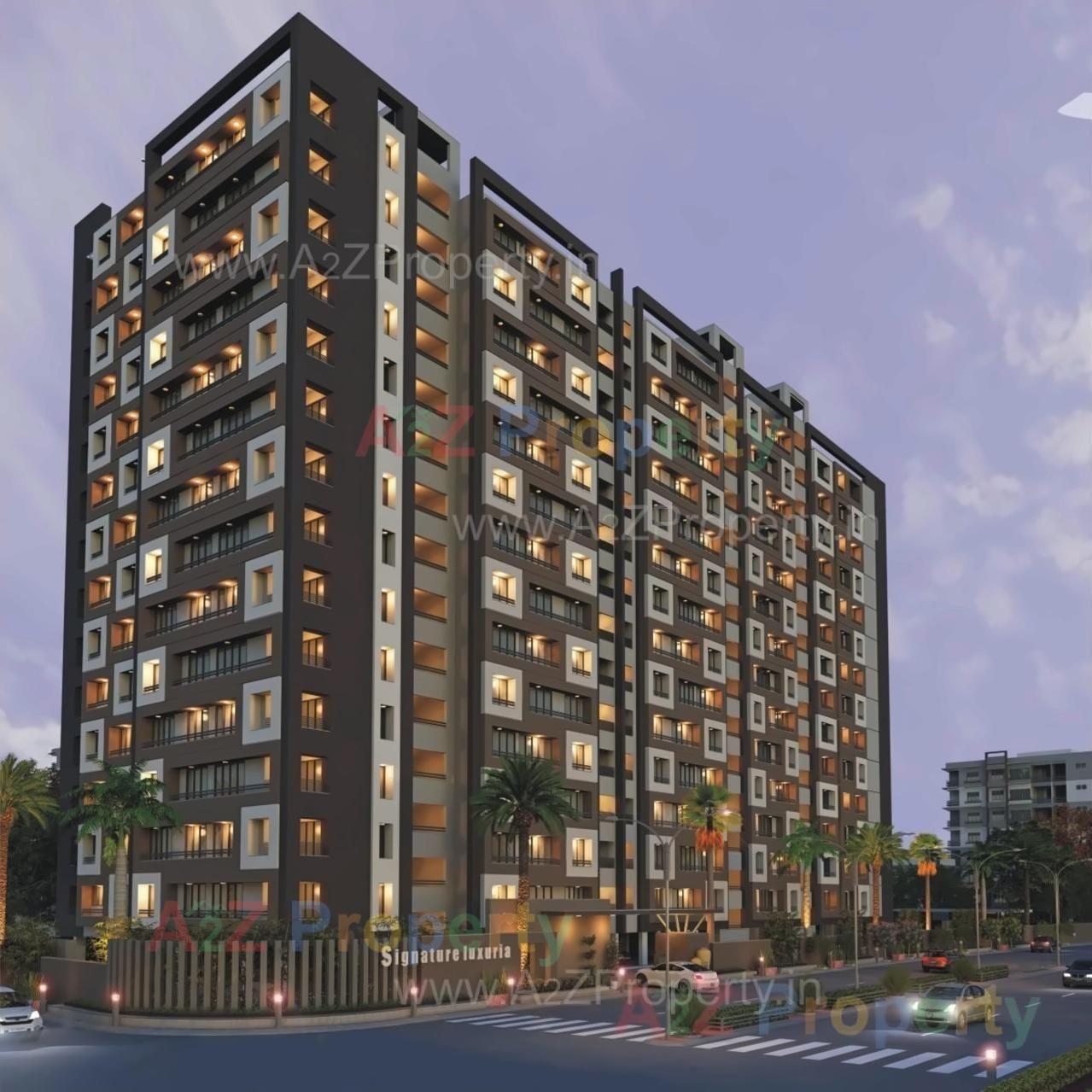 3D Elevation of real estate project Signature Luxuria located at Paldi, Ahmedabad, Gujarat