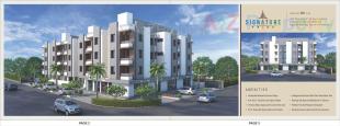 Elevation of real estate project Signature Pride located at Singrva, Ahmedabad, Gujarat