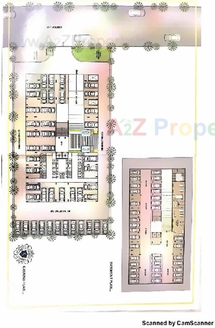 Layout of real estate project Signature Royal located at Nikol, Ahmedabad, Gujarat
