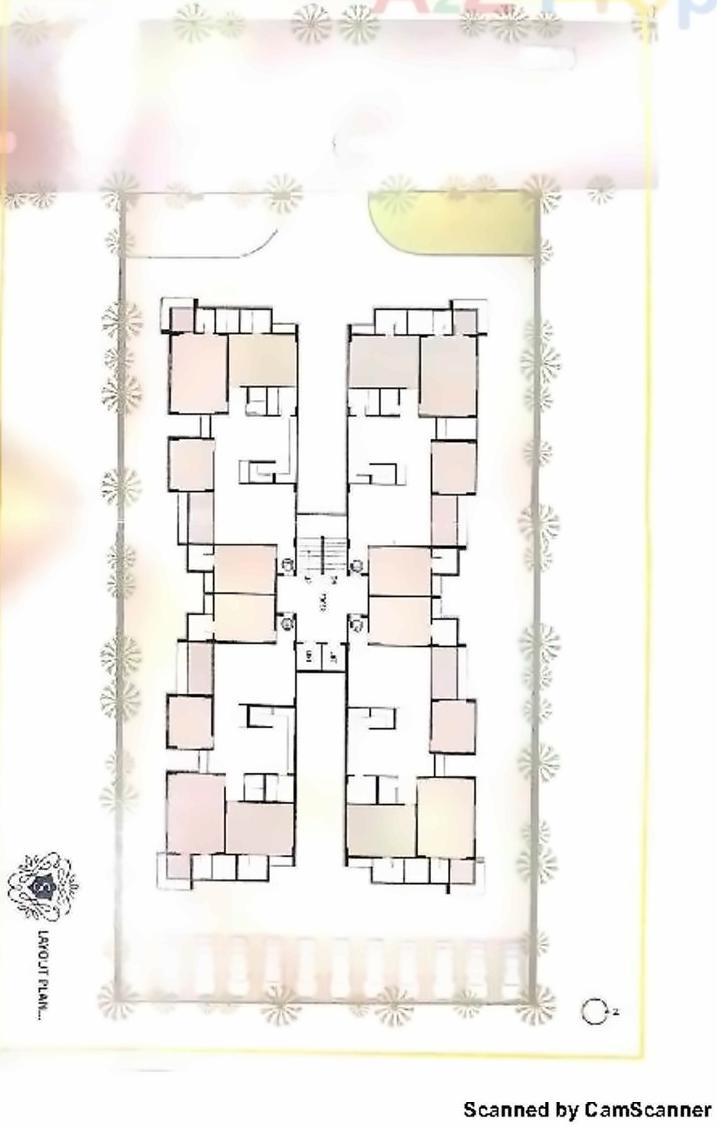 Layout of real estate project Signature Royal located at Nikol, Ahmedabad, Gujarat