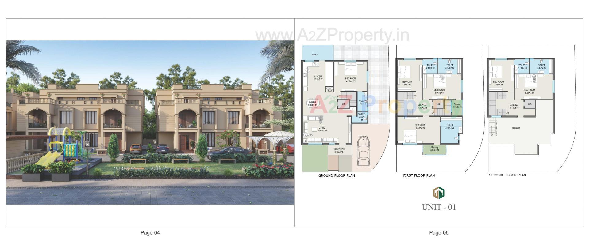 Layout of real estate project Silicon Valley located at Nikol, Ahmedabad, Gujarat