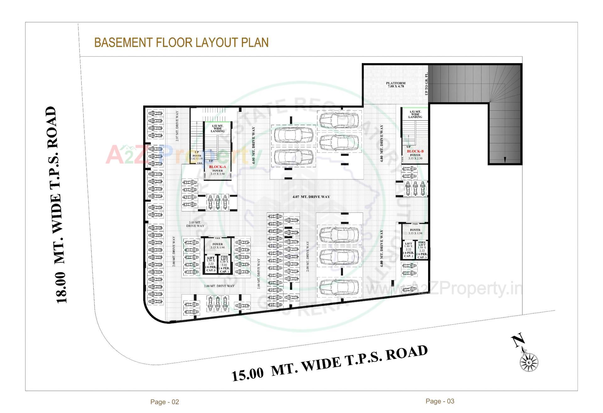 Layout of real estate project Silicon Valley located at Vastral, Ahmedabad, Gujarat