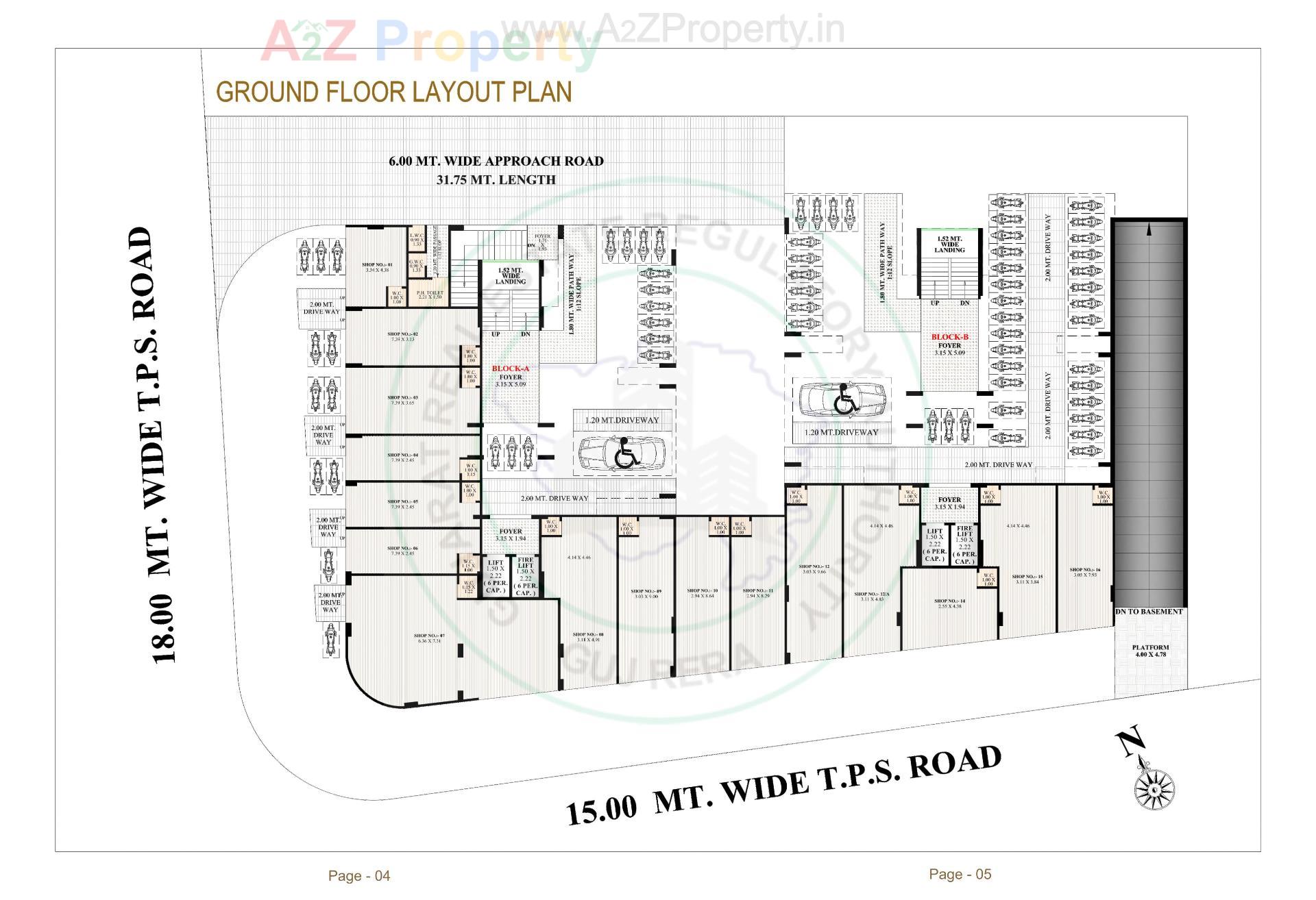 Layout of real estate project Silicon Valley located at Vastral, Ahmedabad, Gujarat
