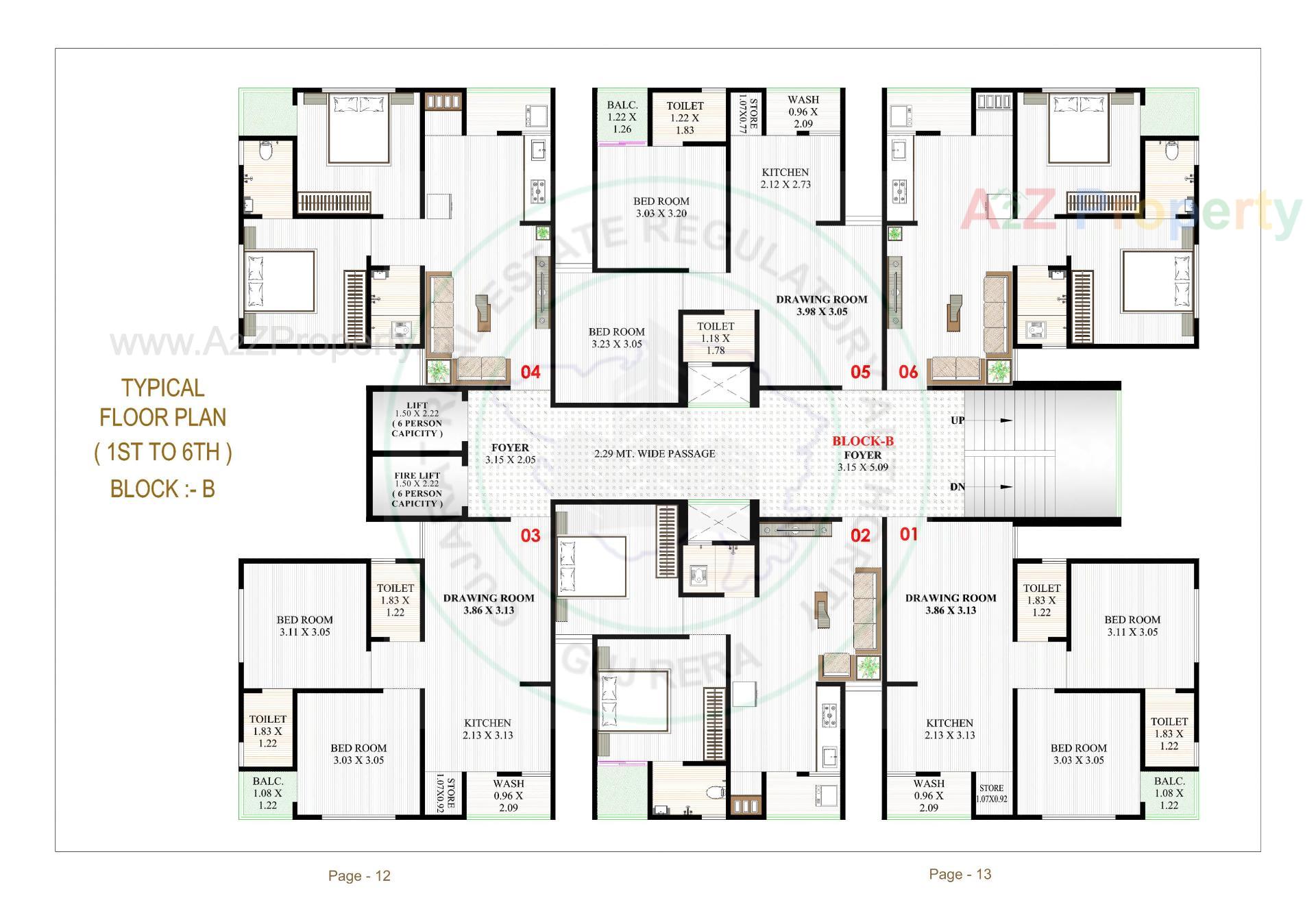 Layout of real estate project Silicon Valley located at Vastral, Ahmedabad, Gujarat