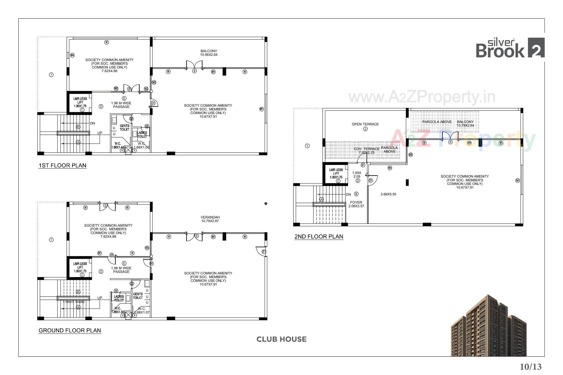 Layout of real estate project Silver Brook located at Shilaj, Ahmedabad, Gujarat
