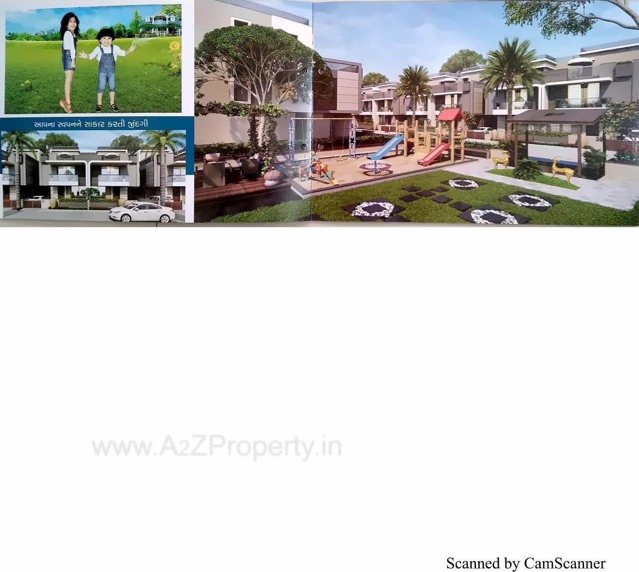 3D Elevation of real estate project Silver Bunglows located at Vatva, Ahmedabad, Gujarat