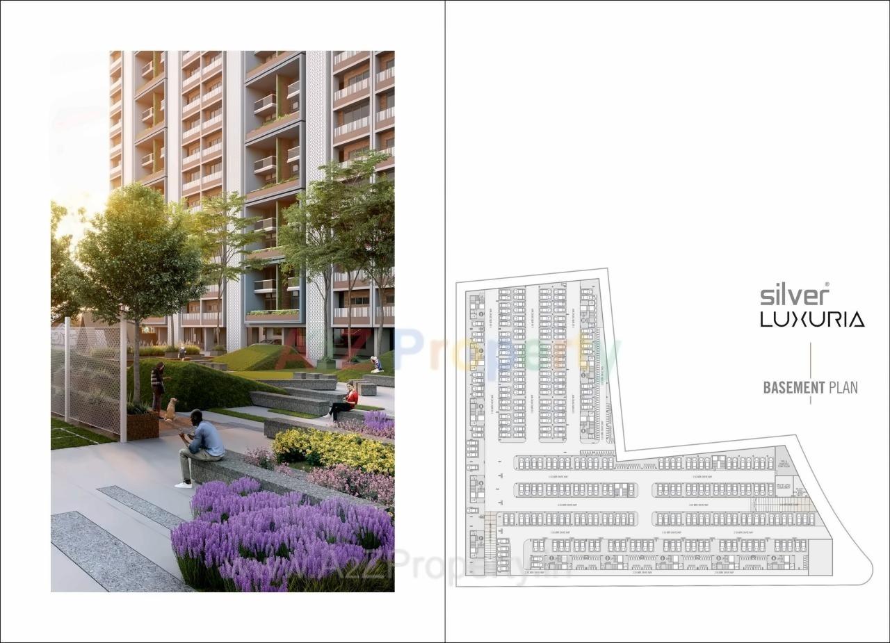  of real estate project Silver Luxuria located at Jagatpur, Ahmedabad, Gujarat