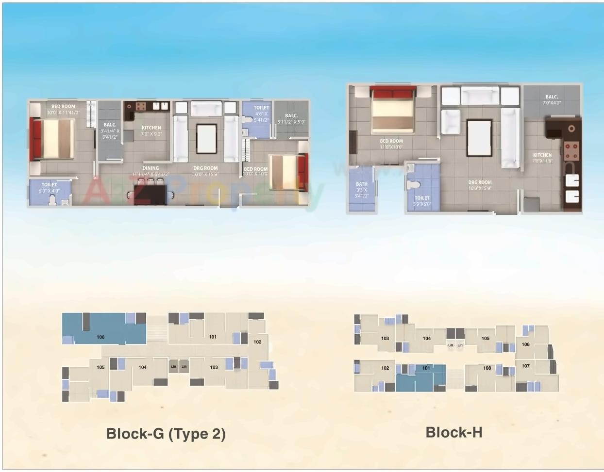 Layout of real estate project Silver Pearl (i) located at Ghatlodia, Ahmedabad, Gujarat