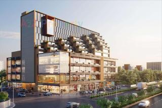 Elevation of real estate project Silver Radiance located at Gota, Ahmedabad, Gujarat