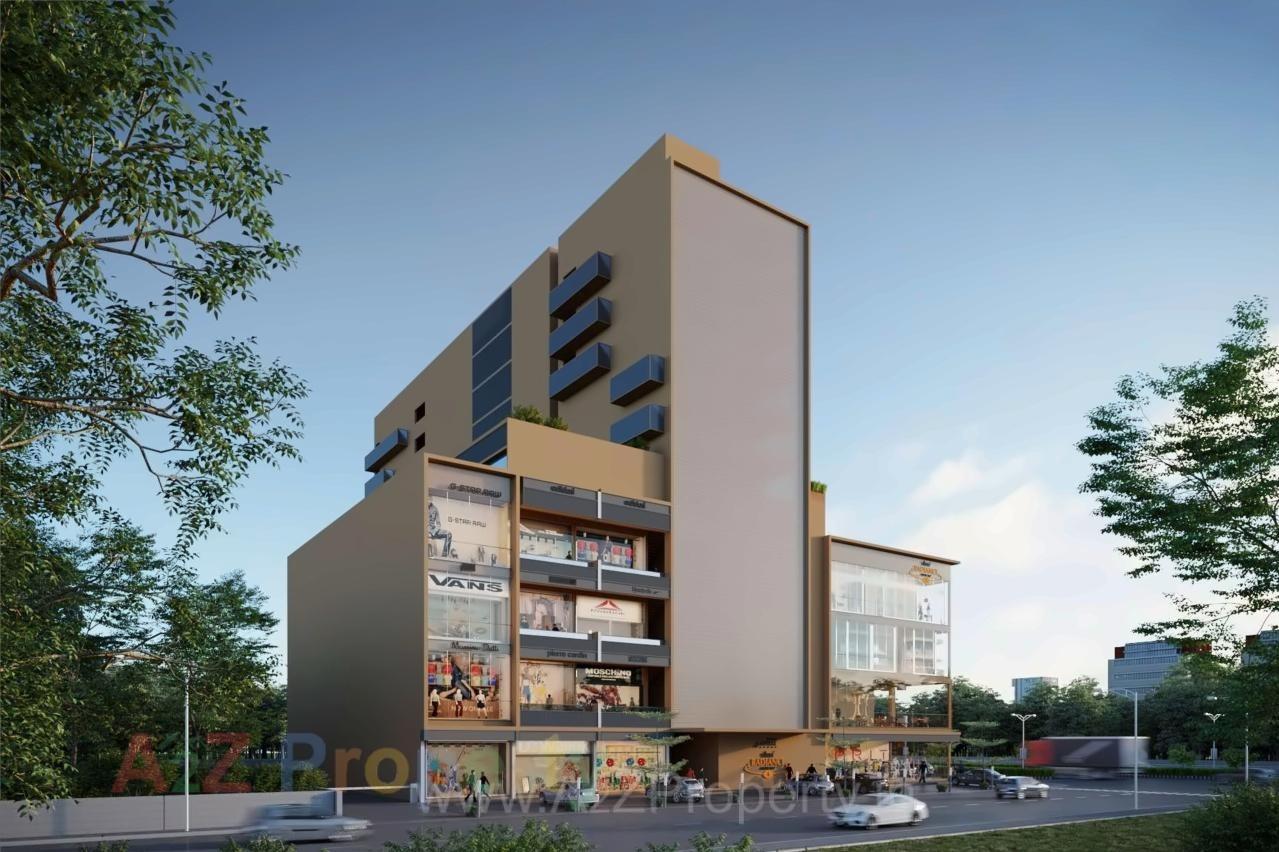 3D Elevation of real estate project Silver Radiance located at Gota, Ahmedabad, Gujarat