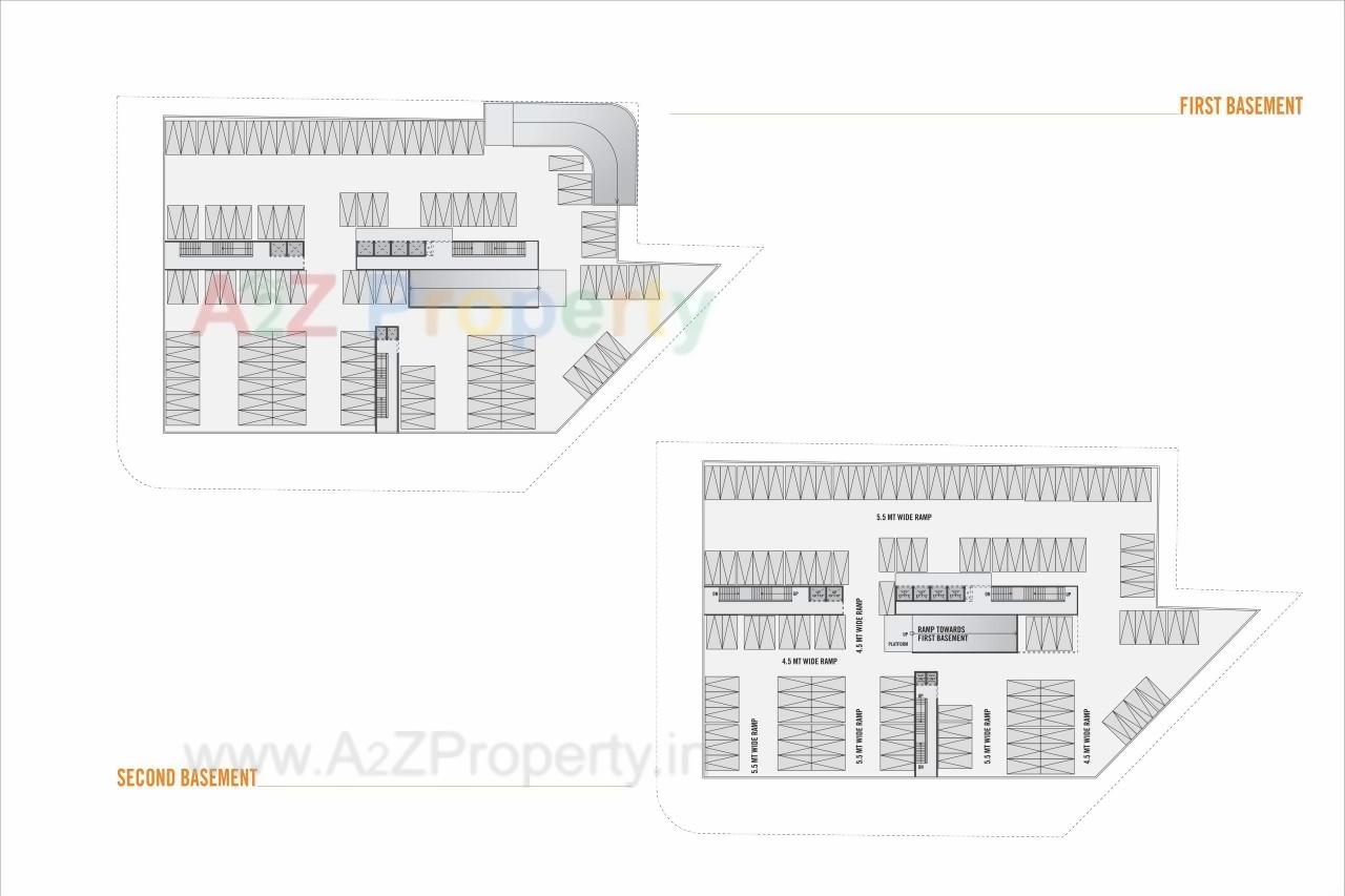 Layout of real estate project Silver Radiance located at Gota, Ahmedabad, Gujarat