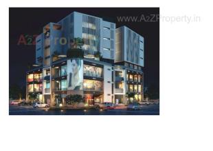 Elevation of real estate project Silver Radiance One located at Thaltej, Ahmedabad, Gujarat