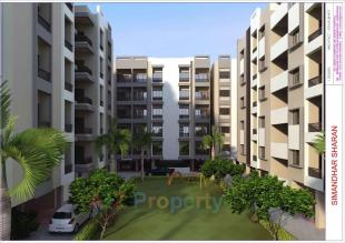 Elevation of real estate project Simandhar Sharan located at Ghatlodiya, Ahmedabad, Gujarat